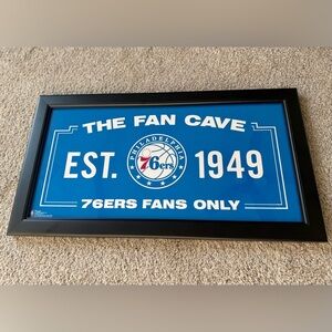 Philadelphia 76ers 10x20 Fan Cave Wall Art NBA Collectible Brand New